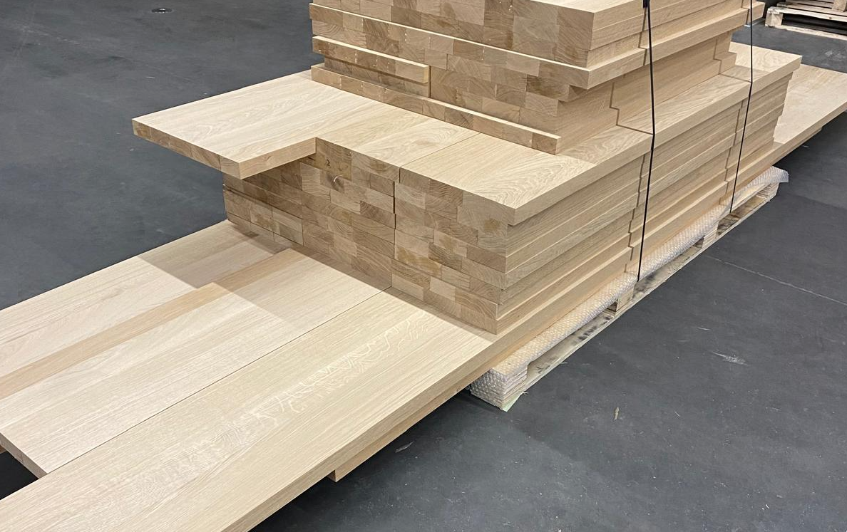 eiken hout voor onder meer traptreden